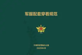 军服配套穿着规范，全面图解来了！图片