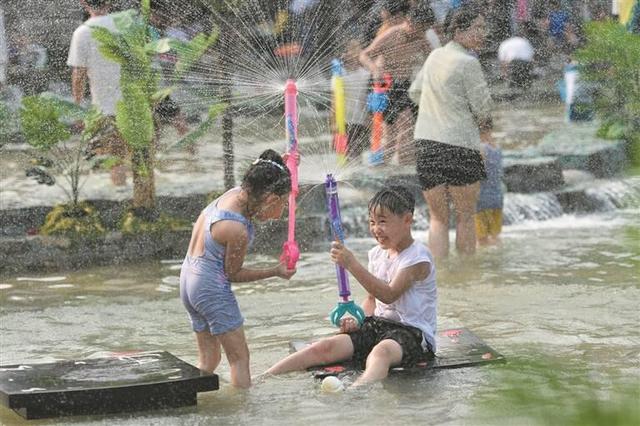 潍坊青州：野趣戏水 乐享清凉