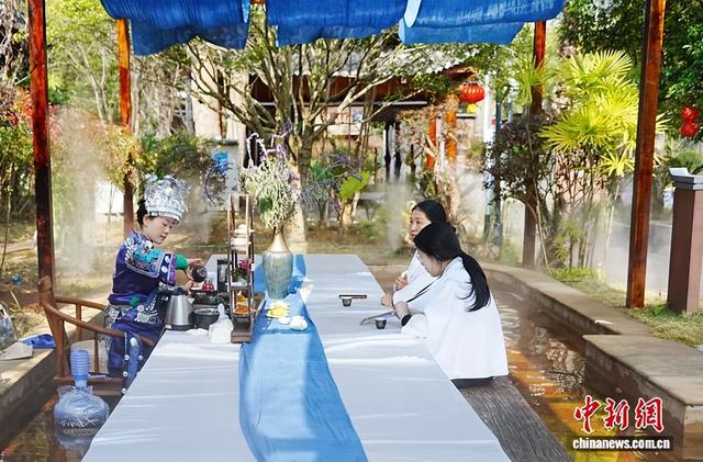 贵州剑河：温泉“热”起来 乡村火起来