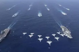 3艘航母，13艘两栖舰，55艘盾级战舰，全球第二海军已不再有悬念图片