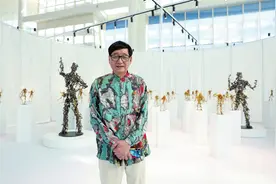 “铜海无涯”朱炳仁三亚艺术展开幕 300余件作品将展出至3月1日图片