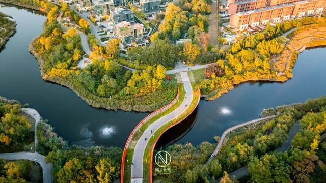 童话世界！深秋的生态城，美成了一幅画