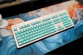 让人惊艳的孔雀蓝 - REALFORCE 燃风 R3双模静音版静电容键盘图片