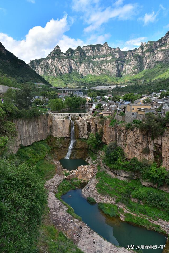 太行山平顺县的天路