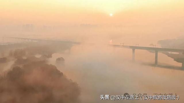 汉中清晨的“流动水墨画”,美成冬日限定仙境!