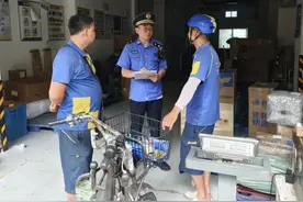 共和新路街道综合行政执法队推进新就业形态群体执法服务保障工作图片