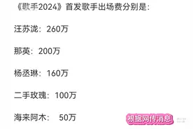 专业科普：为何《歌手》唱功完美的亚当出场费，不足汪苏泷一半？图片
