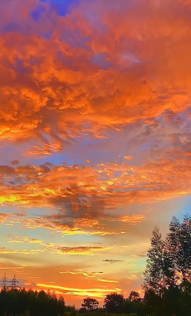 美丽如画，夕阳之约