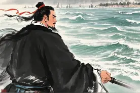 千古名篇《临江仙》，全文仅六句，句句气势磅礴，读后回味无穷。图片