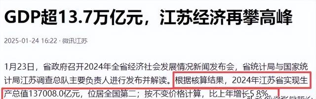德国和江苏同为8000多万人，德国创造4.66万亿GDP，江苏有多少？
