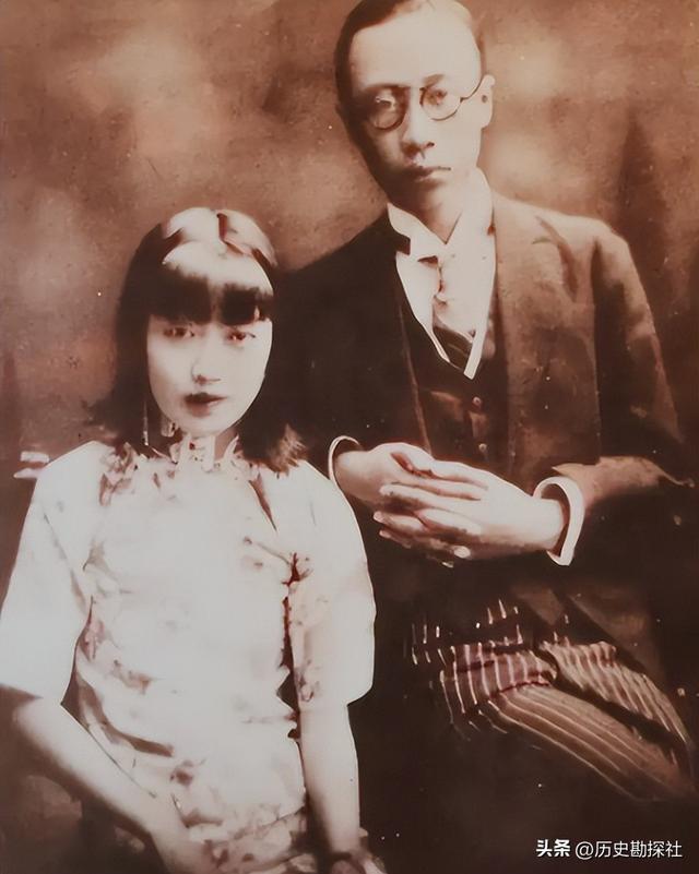 这才是皇后婉容的真实样貌，并非演员扮演，货真价实的罕见照片！