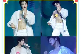 车银优演唱会，扣子崩开，大秀好身材，网友说：好懂事的“扣子”图片