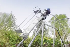 铸陇机械成功研发出山地单轨运输机图片