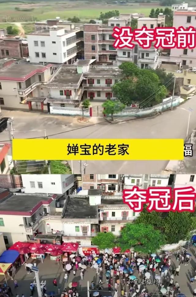 8月16日，大约有百辆大巴车进入迈合村，都是全红婵的铁粉吧？
