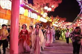 全国首个“街区+游乐园+剧场”4.0版文旅综合体！肥城“梦幻桃花源”拉开帷幕图片