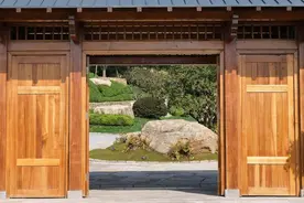 农村建房围墙大门多大合适？易学者杨道明自建房别墅围墙大门风水图片