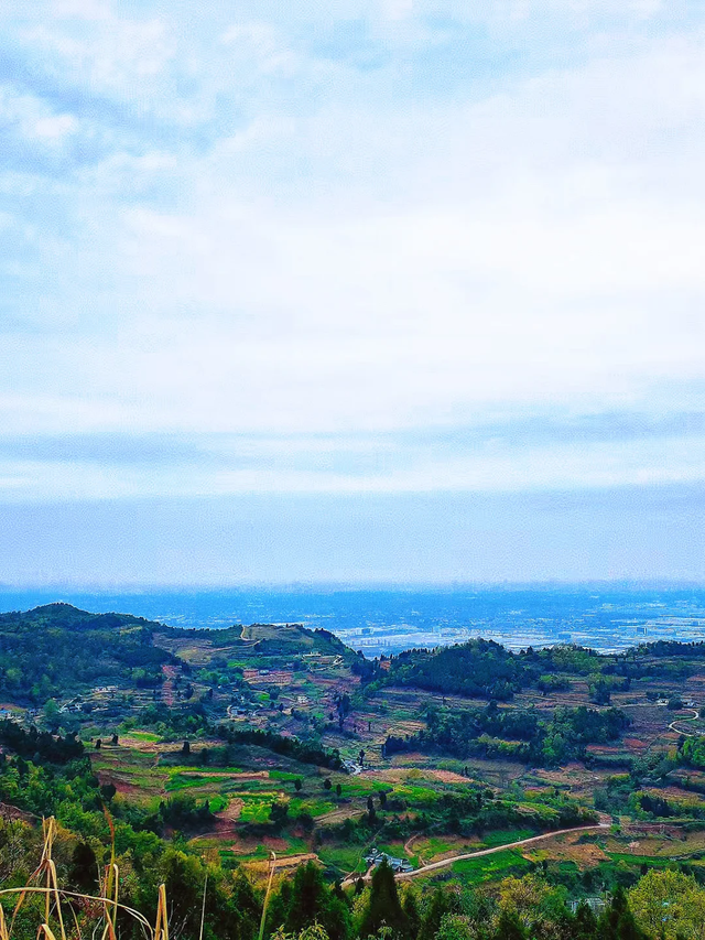 成都周边1h！公交直达的野趣山脊，新手亲子徒步首选！