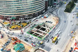 深度解析盖挖法中盖挖顺作法和盖挖逆作法图片