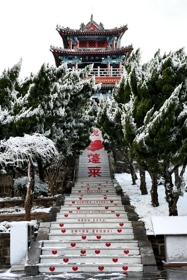 初雪来了！烟台“冰雪世界”美出新高度