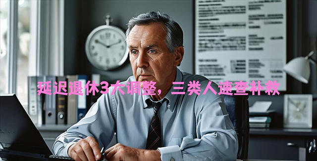 中央定调，退休新政落地，公务员不能弹性延迟退休，咋选更划算？