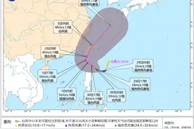 注意！中央气象台连发台风大风暴雨三个蓝色预警图片