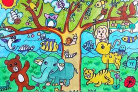 许昌生物多样性绘画作品展示丨多姿多彩的生物世界④图片