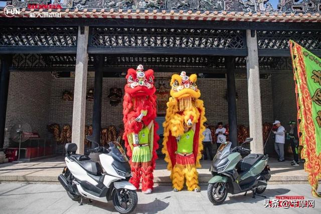 醒狮 高尔夫 广东车友都这样玩|新大洲本田NS150GX翼骑来旅行广东站
