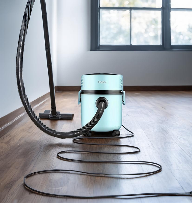 卖爆了！海尔 19000Pa 桶式吸尘器干湿两用，328 元大促清洁党速冲！