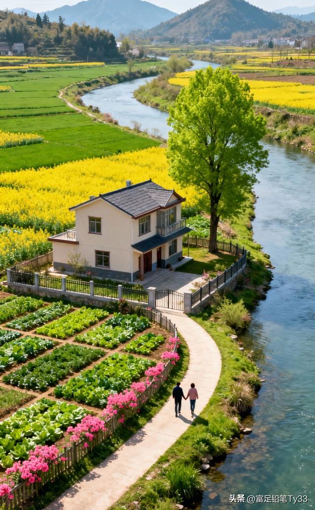 田园风光，浪漫漫步，心旷神怡！