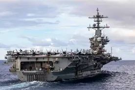 美航母快速远离南海，五角大楼不淡定？台媒：山东舰闪现西太平洋图片