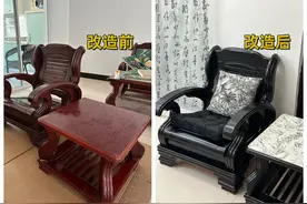 老旧家具别扔，这么改造一下，惊艳到认不出，有手就会哦图片