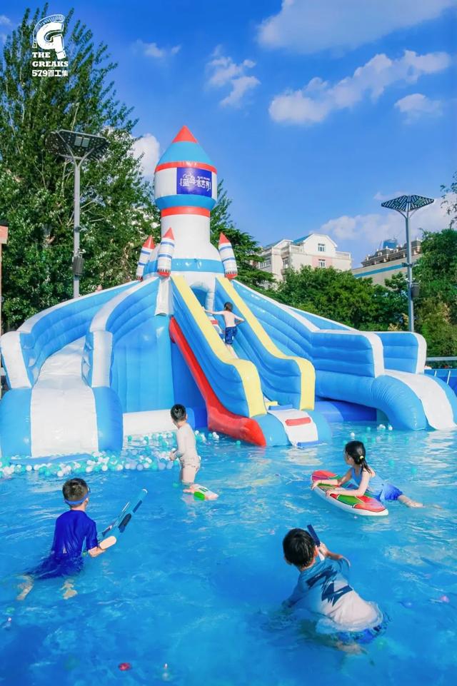 济南玩水新地标！1000㎡水上乐园开园，让音乐美食和泳池陪你度过夏日时光！