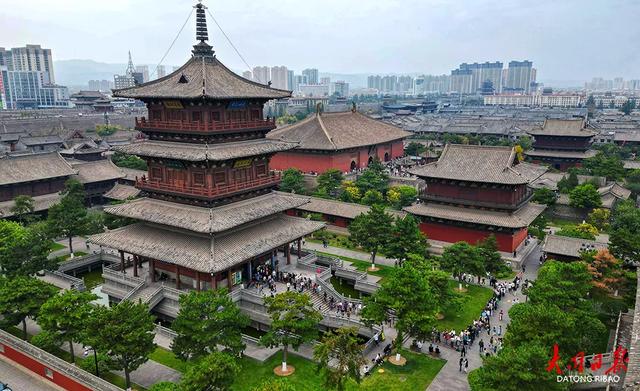 大同古建游“热度续航”!凭千年底蕴+秋日风光,依旧圈粉无数~