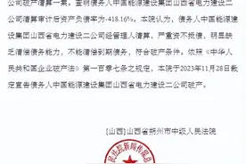 建筑央企子公司，破产！图片