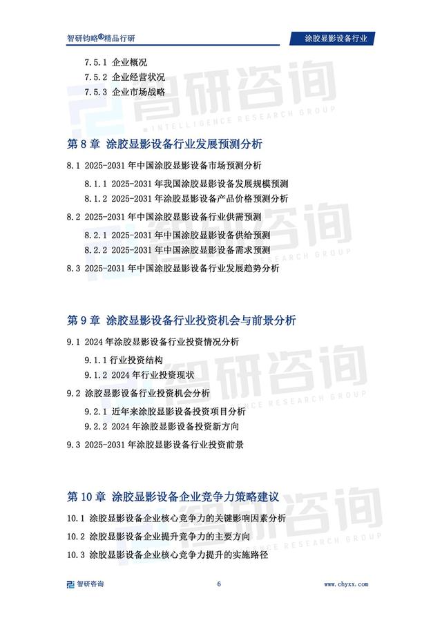 智研咨询发布：2025年中国涂胶显影设备行业市场全景调查预测报告