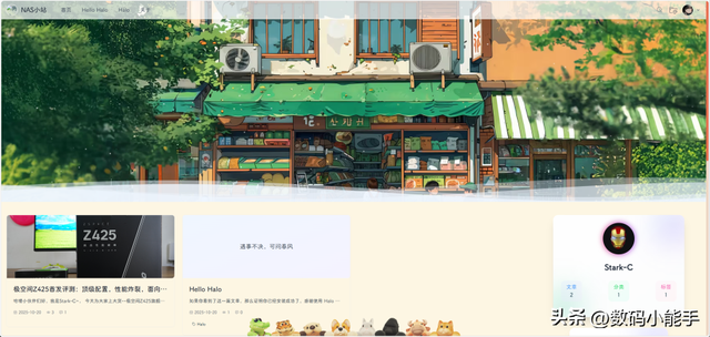 高颜值博客与知识库系统，极空间NAS部署开源建站工具『Halo』