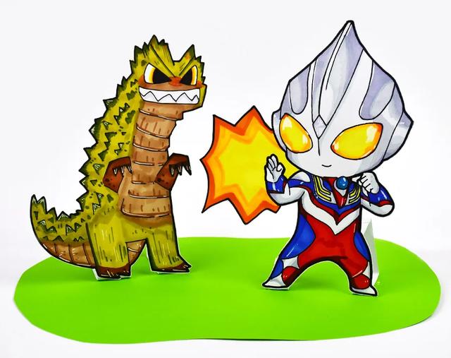 儿童画教程｜光之战士：奥特曼出击！