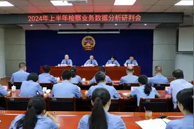我院召开2024年上半年检察业务数据分析研判会图片