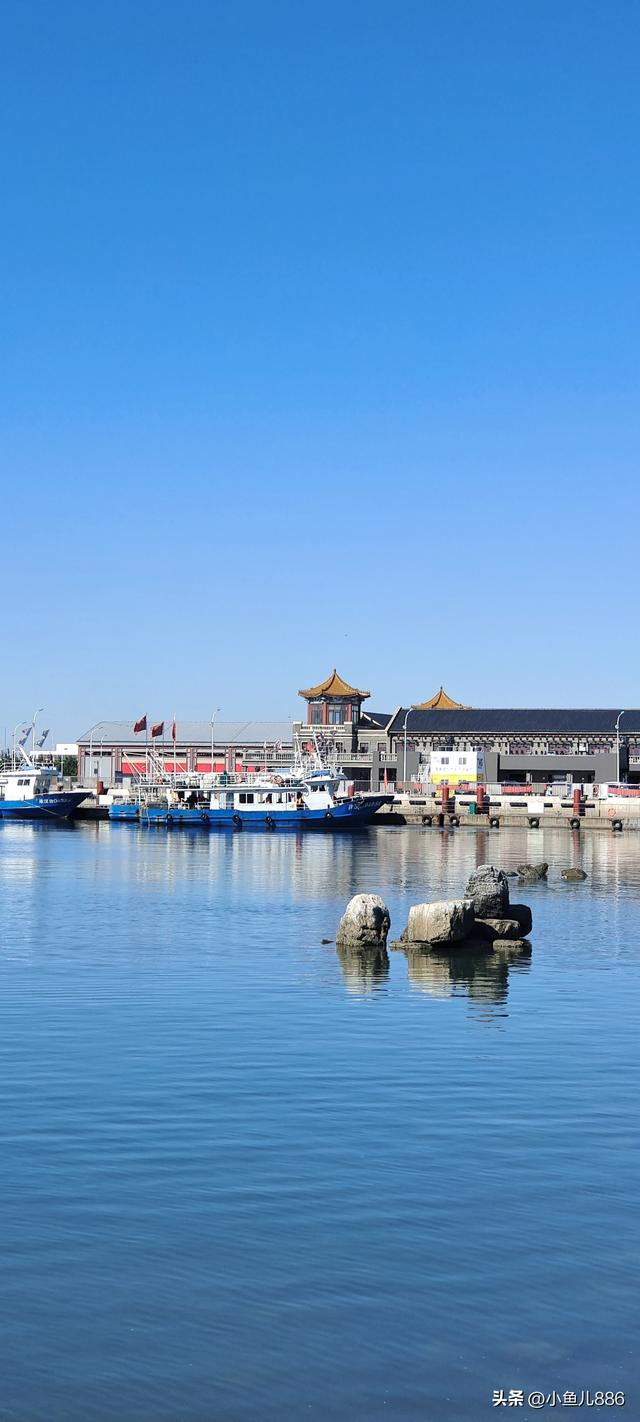 滨海的天，真蓝