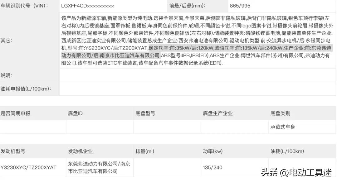 比亚迪_比亚迪240kW电机 秦MAX汉EV海豹 海狮钛3