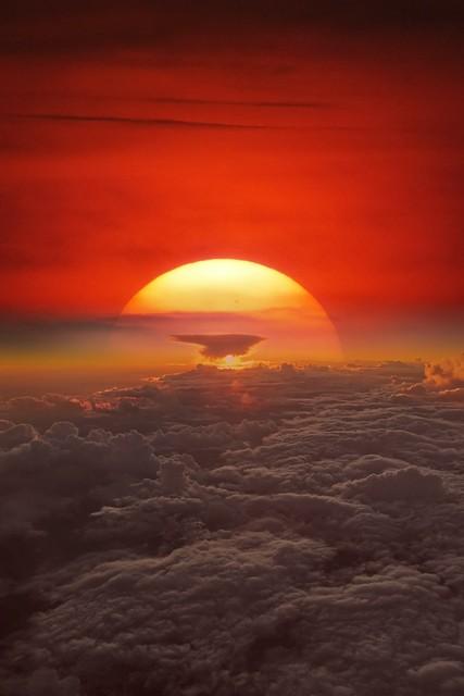 发张你手机里最美的夕阳照可以吗