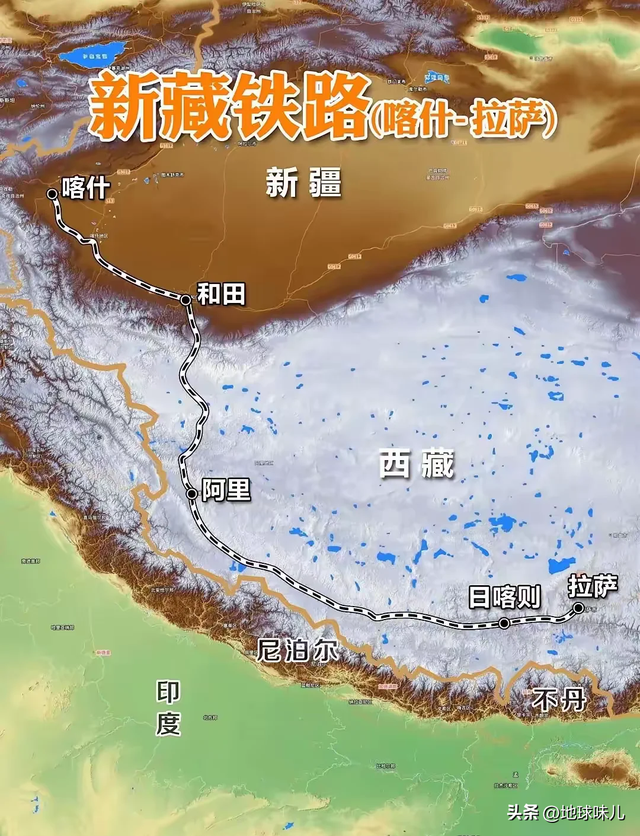 新藏铁路，无限接近中印边境，价值有多大？