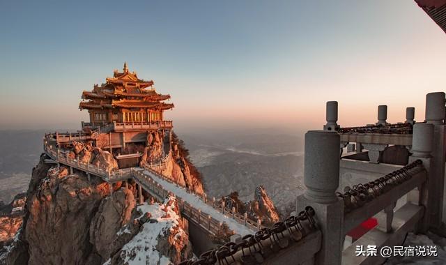 你见过老君山的雪中霞光吗？