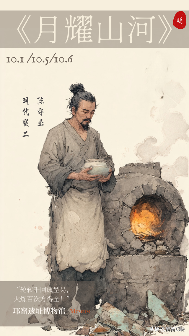 月耀山河2025年中秋国庆邛窑双节系列活动预告来啦~