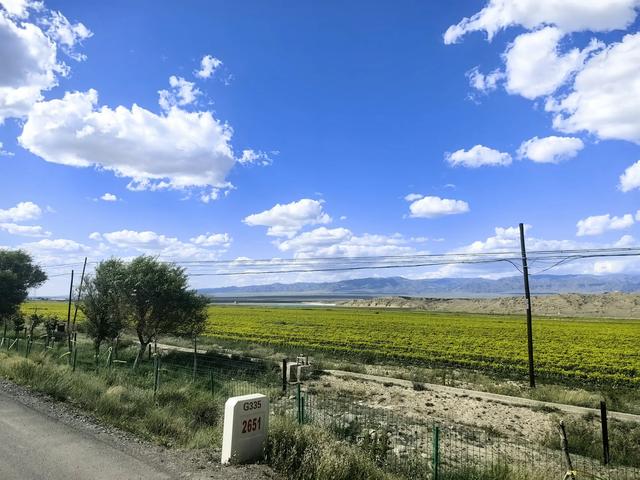 巴里坤县沿途风景