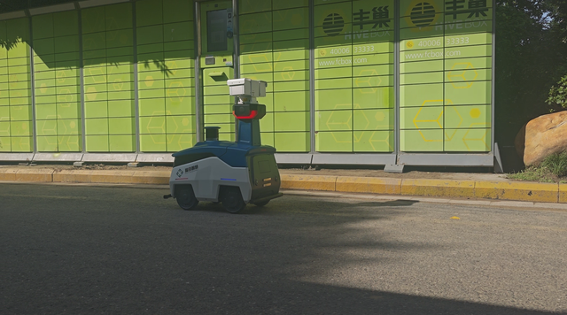 让乱停车、垃圾堆难题彻底退场！银杏苑小区的安保巡检机器人