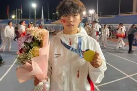 郑州小将斩获亚洲少年田径锦标赛金牌图片