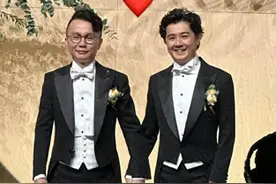 惊呆了！香港艺人庄少荣与同性伴侣风雨中大婚，陈奕迅亲自送祝福图片