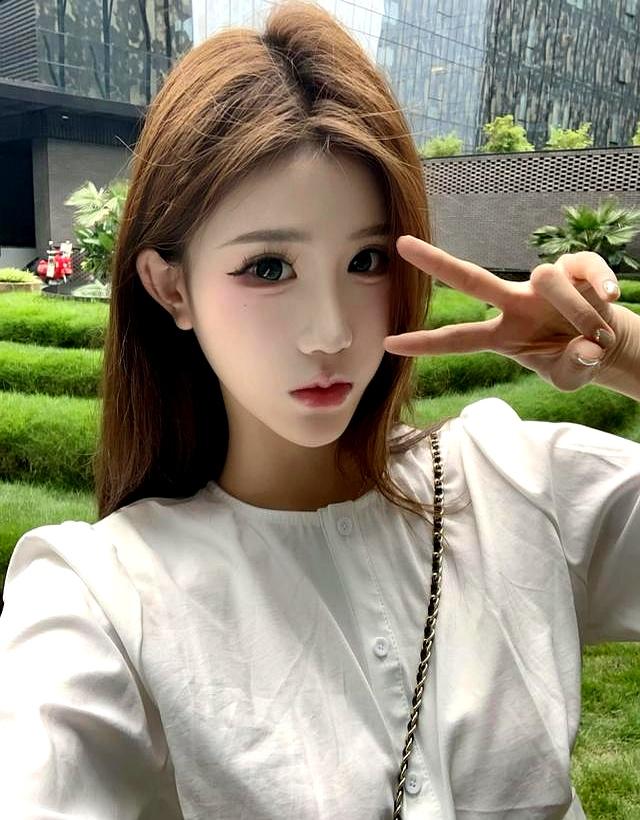 奶白套装：在都市绿洲里的清甜少女感