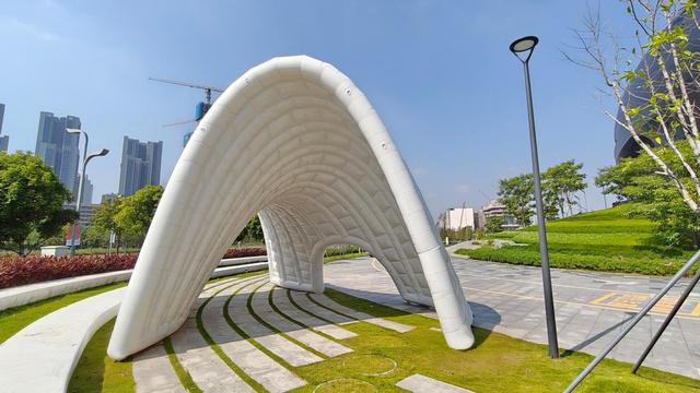 中成空间文旅气膜亮相深圳科技馆，解锁湾区文旅新体验